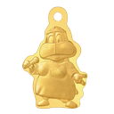 24k " ام خماس  " Yellow Gold Ingot wearable - 10g 