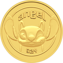  24k " Angel " Yellow Gold Coin - 4g